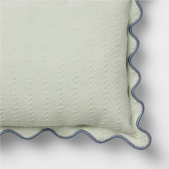 Lumbar Textured Herringbone Pillow Threshold™ Design with Studio McGee - Picture 3 of 4